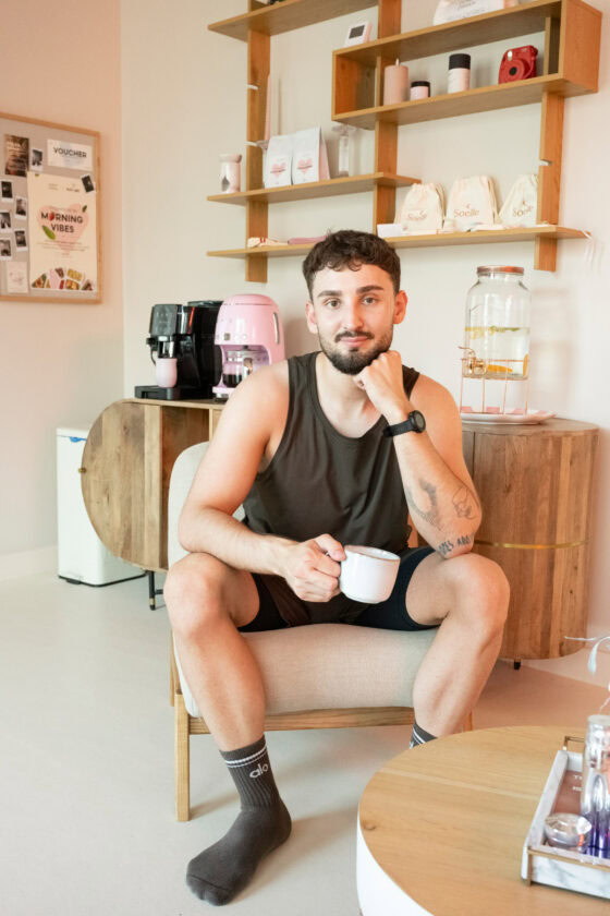 sesja biznesowa w studiu pilates z Poznaniu